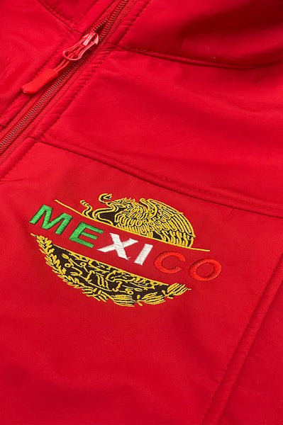 Mexico Embroidered Soft Shell Jacket WEIV