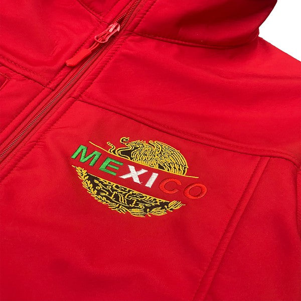 Mexico Embroidered Soft Shell Jacket WEIV