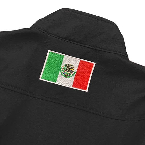 Mexico Embroidered Soft Shell Jacket WEIV