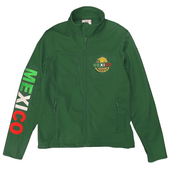 Mexico Embroidered Soft Shell Jacket WEIV