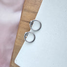 Luxe Silver Oriana Studs - Medium Spiffy & Splendid