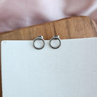 Luxe Silver Oriana Studs - Small Spiffy & Splendid