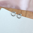 Luxe Silver Oriana Studs - Small Spiffy & Splendid