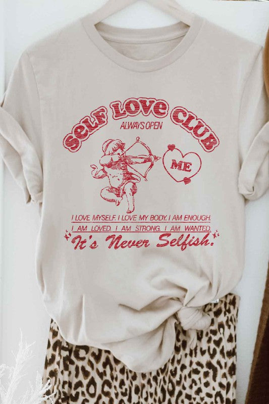 SELF LOVE CLUB GRAPHIC TEE ROSEMEAD LOS ANGELES CO
