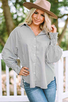 Fernanda Lantern Sleeve Shirt ClaudiaG Apparel