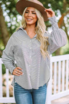 Fernanda Lantern Sleeve Shirt ClaudiaG Apparel