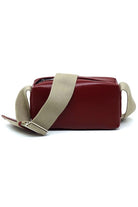 Wide Guitar Strap Boxy Crossbody Bag Fashion World