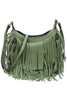 Fringe Hobo Crossbody Bag Fashion World