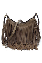 Fringe Hobo Crossbody Bag Fashion World