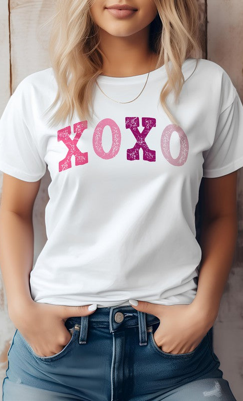 Xoxo Vibes Retro Valentine Graphic Tee Rebel Stitch