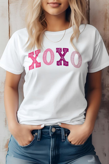 Xoxo Vibes Retro Valentine Graphic Tee Rebel Stitch