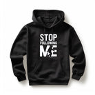 Stop Following Me Bigfoot Graphic Hoodie Ocean and 7th