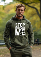 Stop Following Me Bigfoot Graphic Hoodie Ocean and 7th