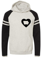 Cursive Iowa Heart Graphic Sweatshirt Ocean and 7th