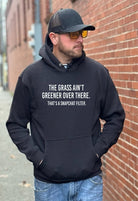 The Grass Ain't Greener Over There Graphic Hoodie Ocean and 7th