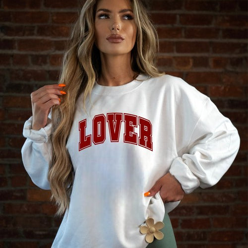 LOVER Graphic Sweatshirt Ocean and 7th