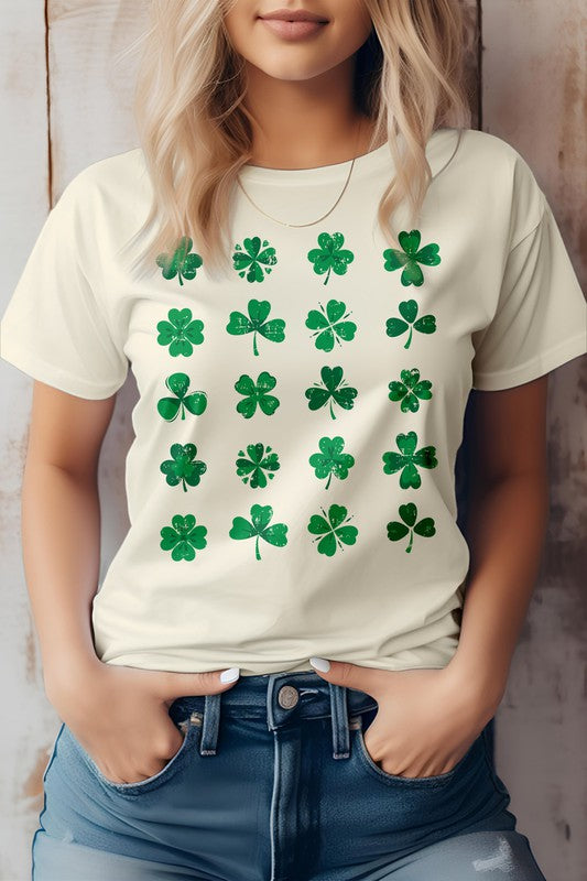 Lucky Clovers St Patrick's Graphic Tee Rebel Stitch