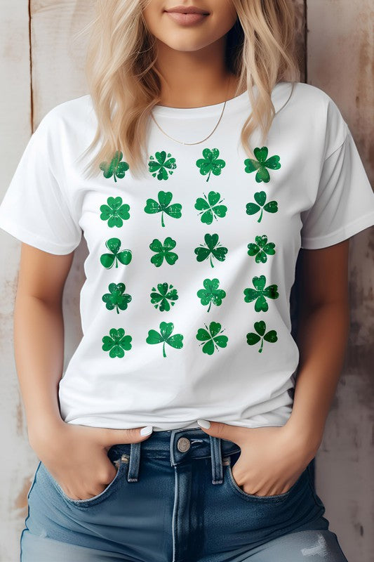 Lucky Clovers St Patrick's Graphic Tee Rebel Stitch