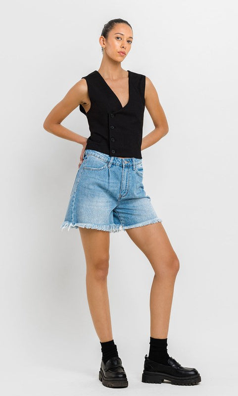 Super High Rise Pleats Shorts VERVET by Flying Monkey