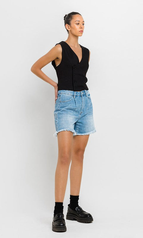 Super High Rise Pleats Shorts VERVET by Flying Monkey