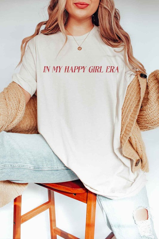 IN MY HAPPY GIRL ERA GRAPHIC TEE ROSEMEAD LOS ANGELES CO