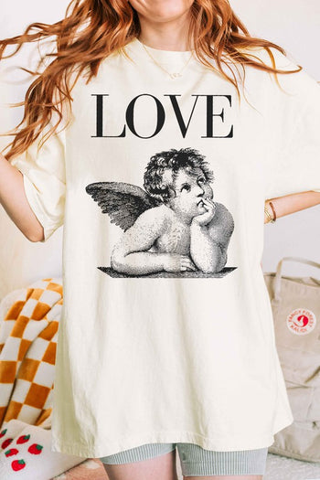 LOVE VALENTINES OVERSIZED GRAPHIC TEE ALPHIA