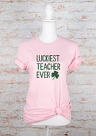 Luckiest Teacher Ever St. Patrick's Day Graphic Ocean and 7th