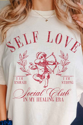 SELF LOVE VALENTINES GRAPHIC TEE ROSEMEAD LOS ANGELES CO