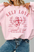 SELF LOVE VALENTINES OVERSIZED SWEATSHIRT ROSEMEAD LOS ANGELES CO