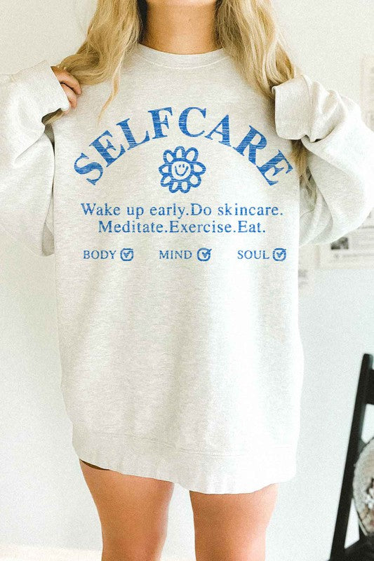 SELF CARE OVERSIZED SWEATSHIRT ROSEMEAD LOS ANGELES CO