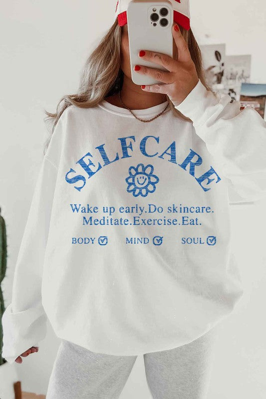 SELF CARE OVERSIZED SWEATSHIRT ROSEMEAD LOS ANGELES CO