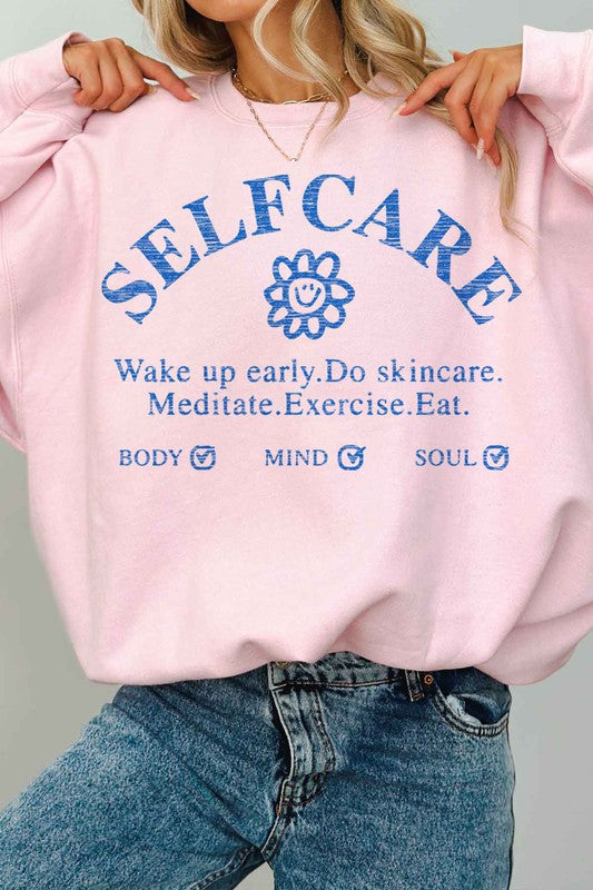 SELF CARE OVERSIZED SWEATSHIRT ROSEMEAD LOS ANGELES CO