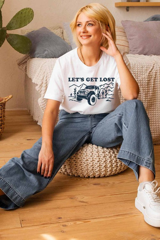 Lets Get Lost Graphic Tee Amerikan Basics