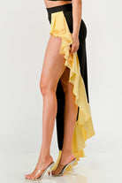 Sunset Ruffle Glamour Gown Athina