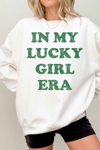 IN MY LUCKY GIRL ERA PATRICK OVERSIZED SWEATSHIRT ALPHIA