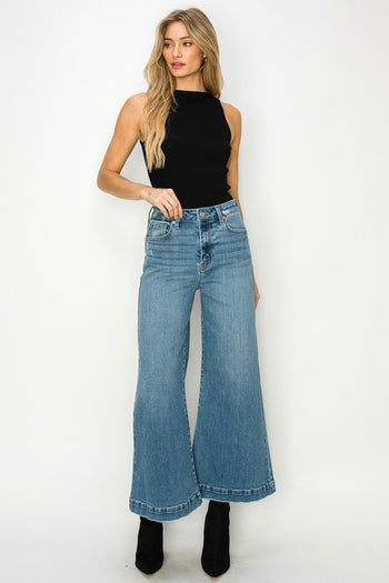 HIGH RISE CROP PALAZZO JEANS Artemis Vintage