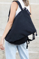 Kai Asymmetric Canvas Backpack Aili's Corner