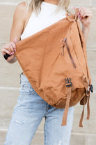 Kai Asymmetric Canvas Backpack Aili's Corner