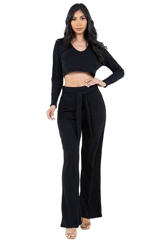 SEXY TWO PIECE PANTS SET By Claude