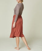 BAMBOO FLARED MID LENGTH SKIRT Fabina