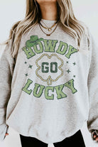 HOWDY GO LUCKY ST PATRICKS GRAPHIC SWEATSHIRT ALPHIA