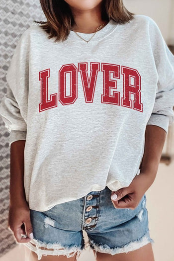 LOVER VALENTINES GRAPHIC SWEATSHIRT ALPHIA