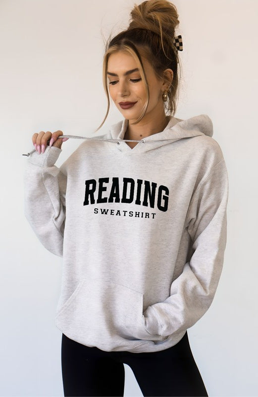 Reading Sweatshirt Graphic Hoodie Ocean and 7th