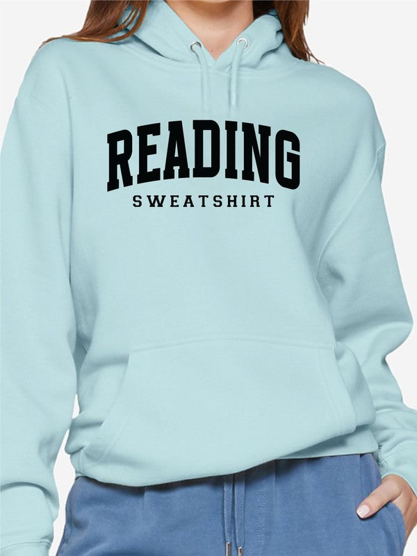 Reading Sweatshirt Graphic Hoodie Ocean and 7th