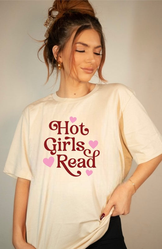 Hot Girls Read Graphic Tee Ocean and 7th