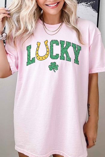 LUCKY CHARM ST PATRICKS GRAPHIC TEE ALPHIA