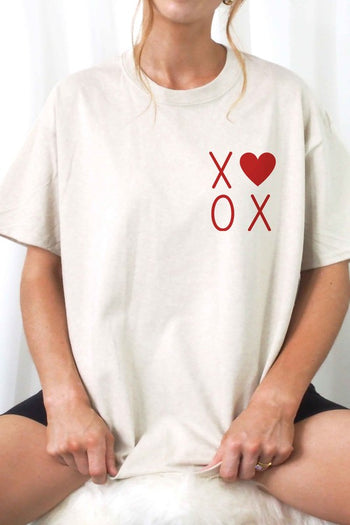 XOXO VALENTINES POCKET GRAPHIC TEE ALPHIA