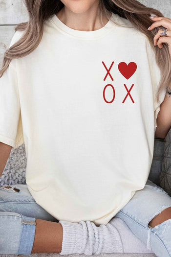 XOXO VALENTINES POCKET GRAPHIC TEE ALPHIA