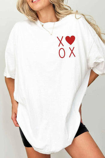 XOXO VALENTINES POCKET OVERSIZED TEE ALPHIA