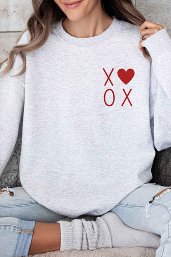 XOXO VALENTINES POCKET OVERSIZED SWEATSHIRT ALPHIA